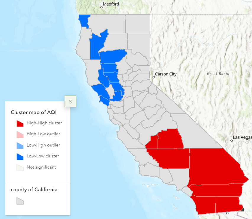Air Pollution in California, 2022